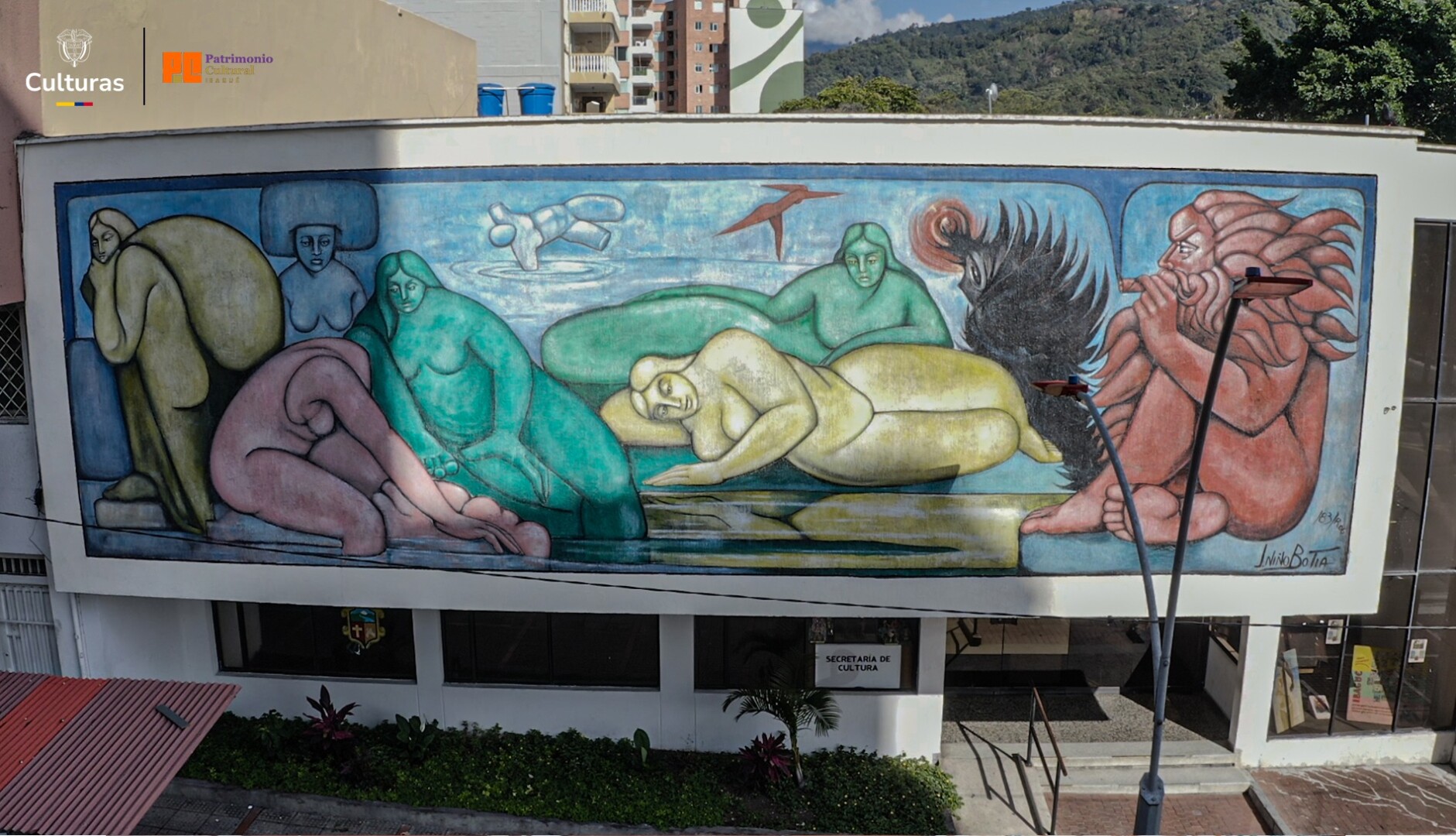 Mural las Lavanderas y el Mohan